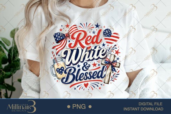 Download Red White and Blessed Patriotic Christia - White Collection