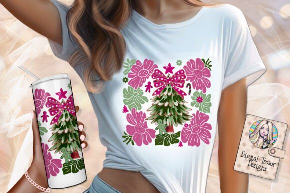 Download Christmas Boho Tree Flower Gingerbread - Premium Resources