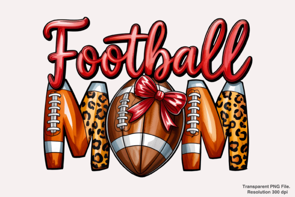 Download Football Mom PNG, Coquette Bow PNG - Football mom Collection