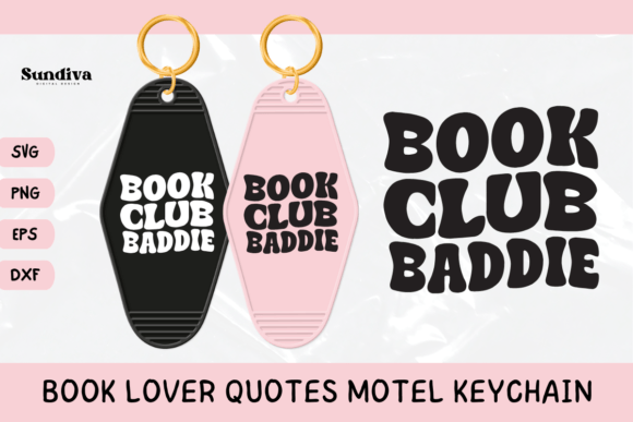 Download Book Lovers Motel Keychain SVG 3 - Premium Resources